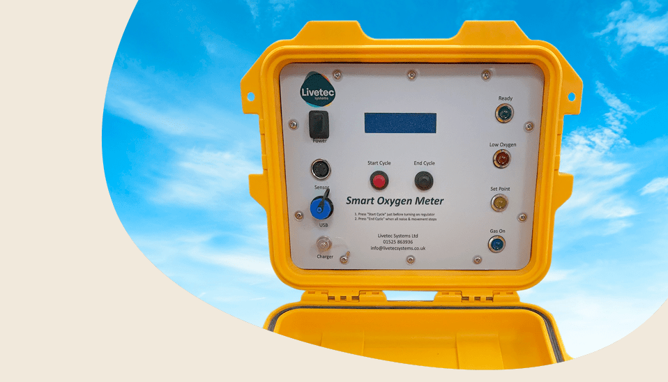 The Livetec on-farm product - The Smart Oxygen Meter (SOM)