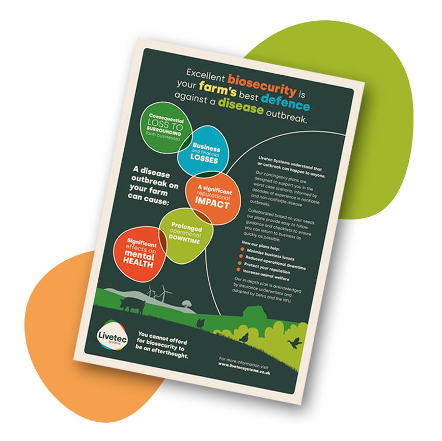 The Livetec biosecurity infographic poster image