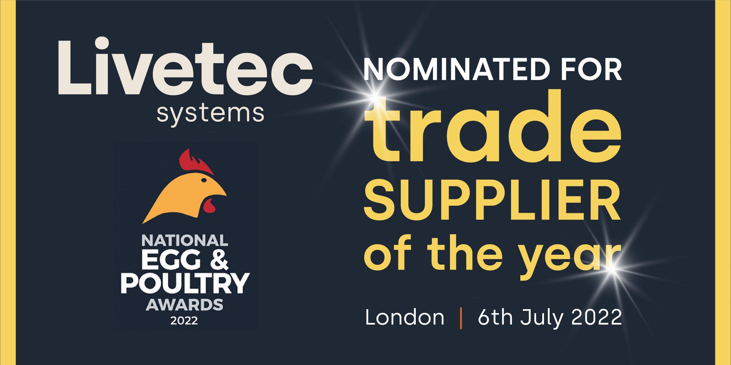 Livetec | National Egg and Poultry Awards | Trade Supplier of the Year