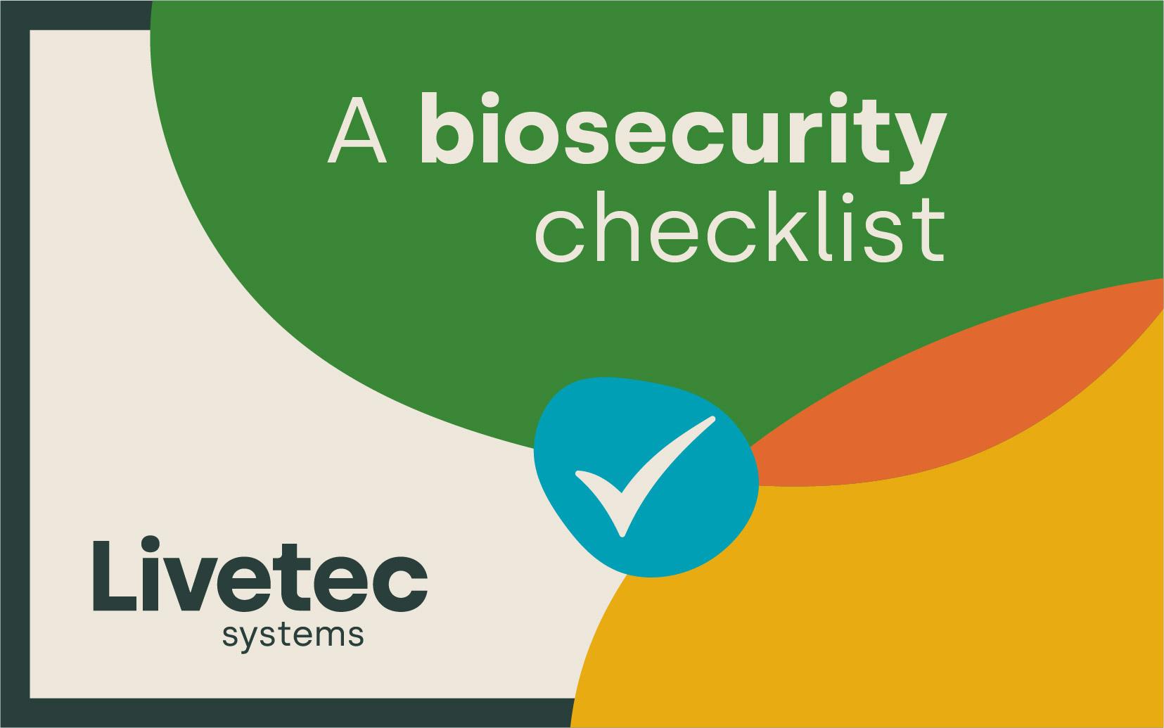 A biosecurity checklist