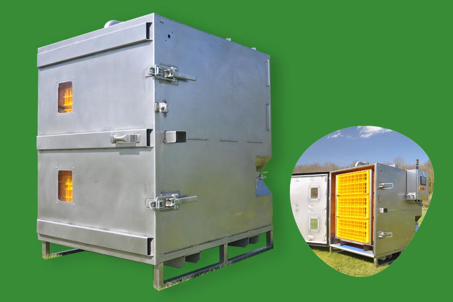 Livetec Mini Containerised Gassing Unit (CGU) product - whole house gassing