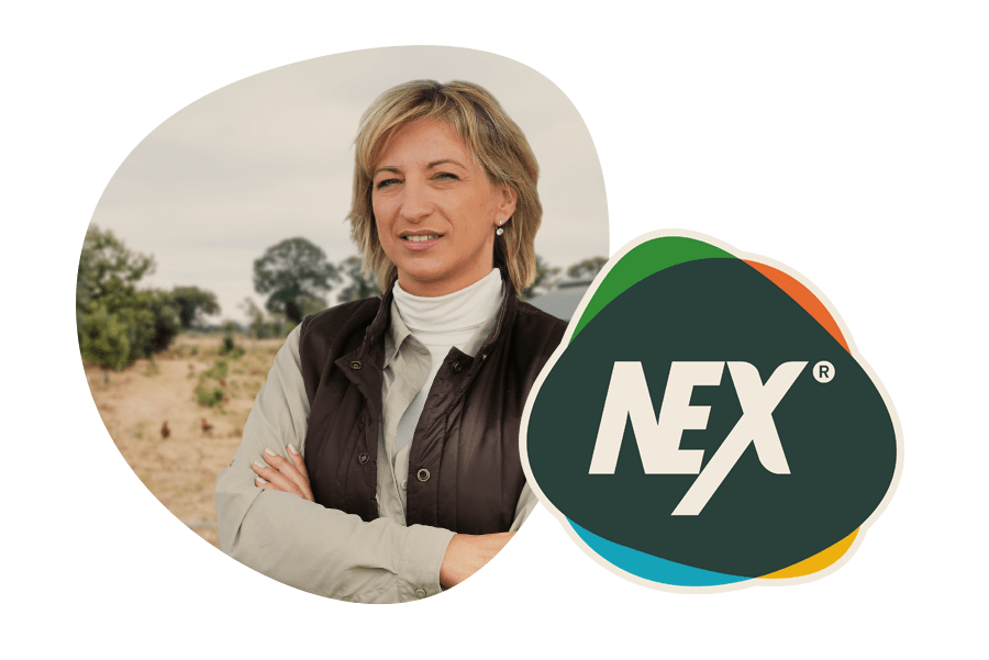 The NEX® logo with user picture