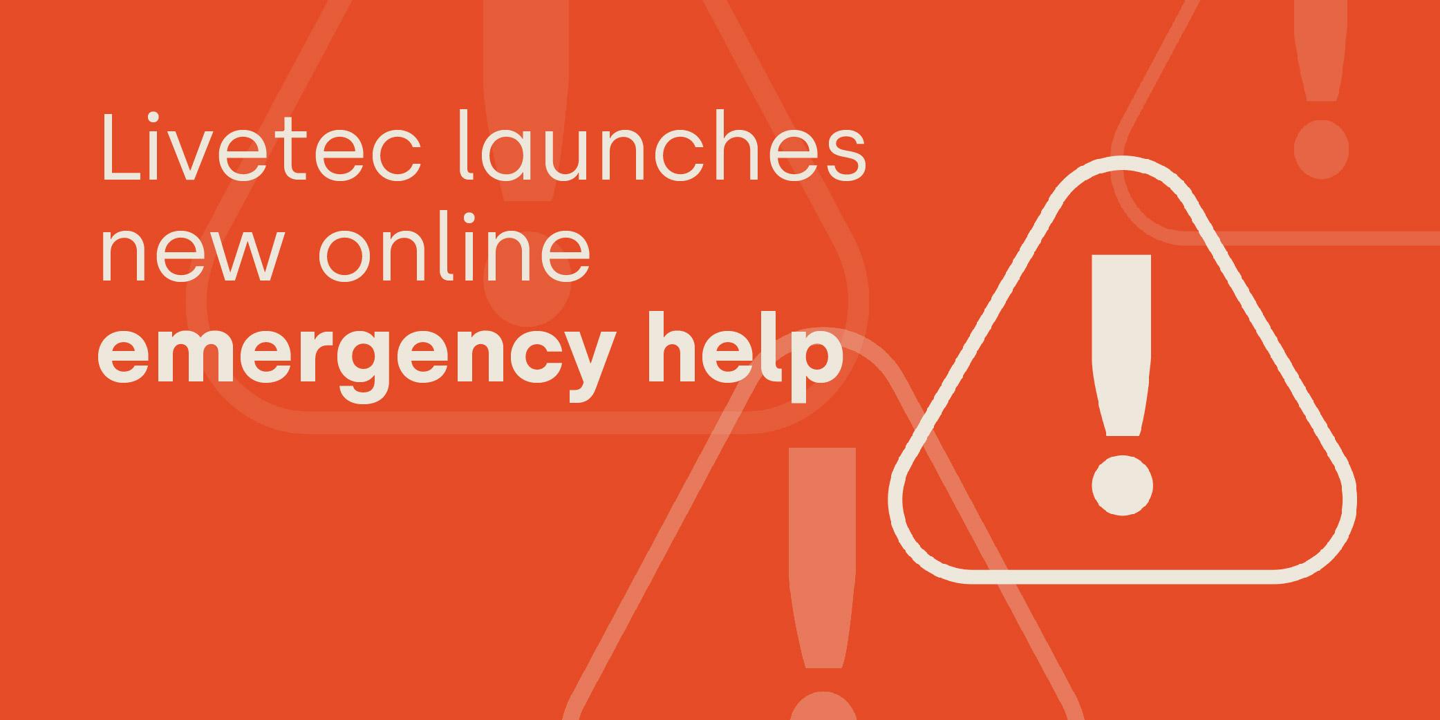 Livetec launches new online emergency help
