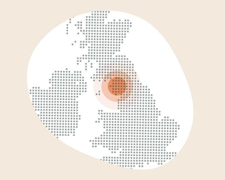 AI map Graphic near Turriff, Scotland