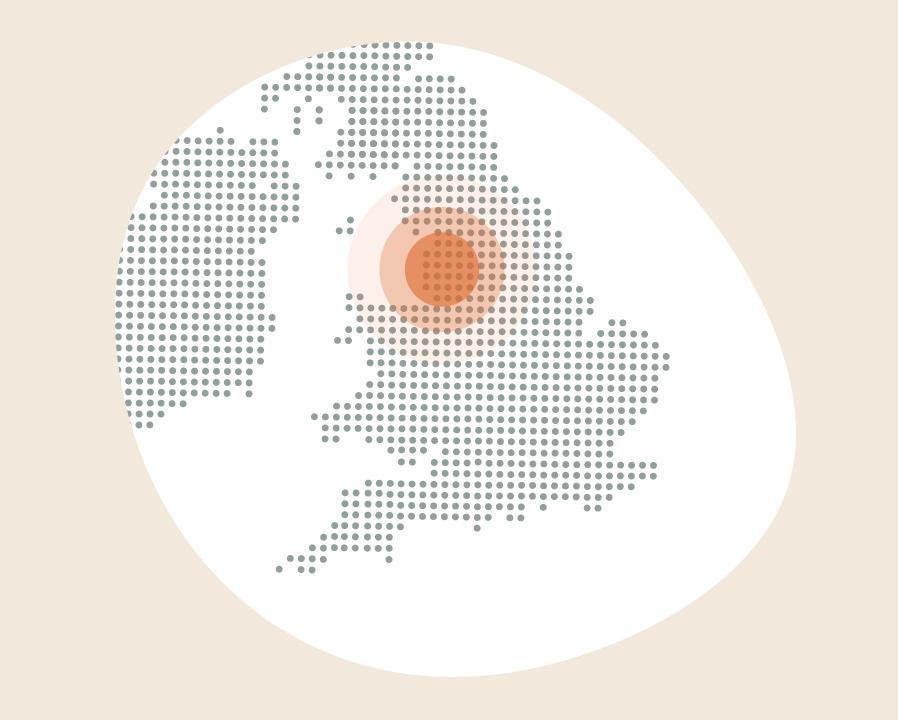 AI case map near Louth, Lincolnshire graphic
