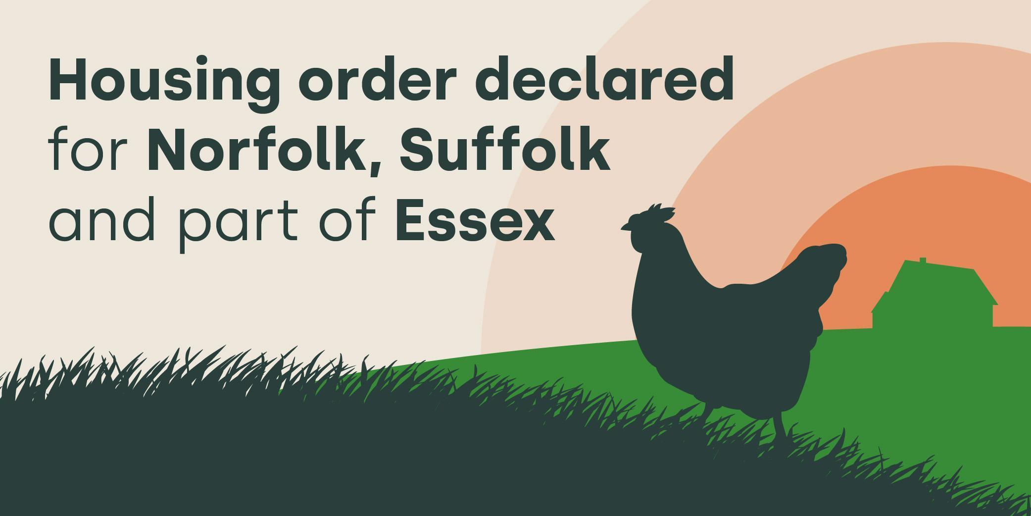 Housing order declared for Norfolk, Suffolk and part of Essex
