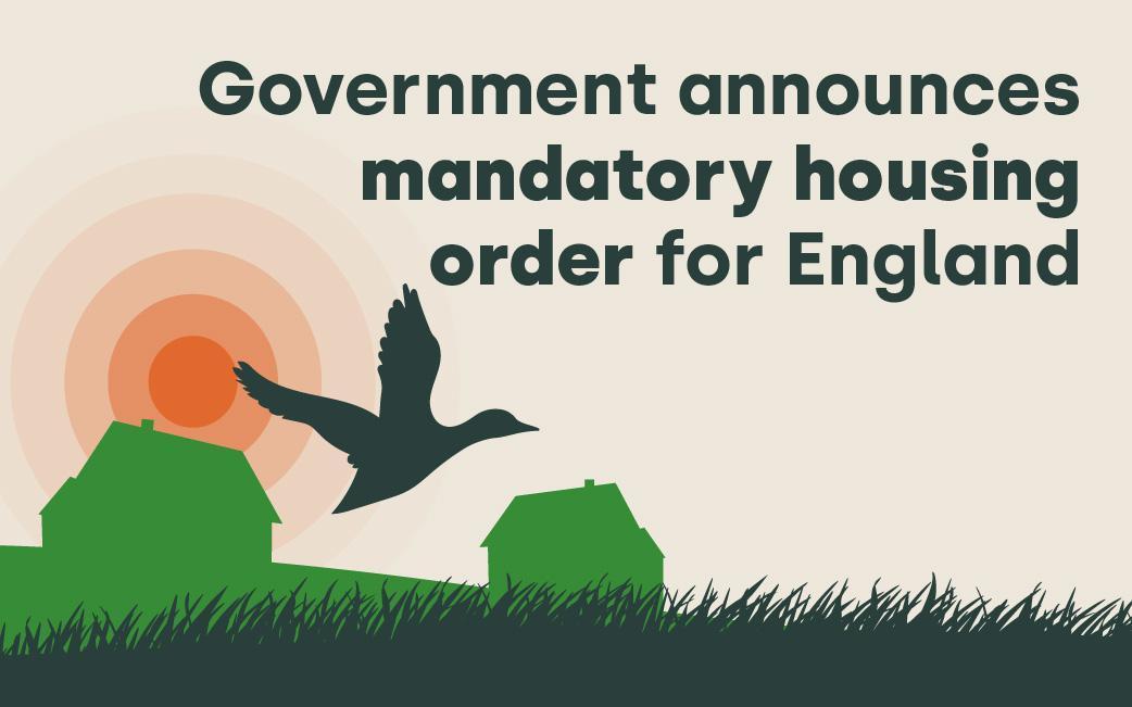 Housing order declared across the whole of England
