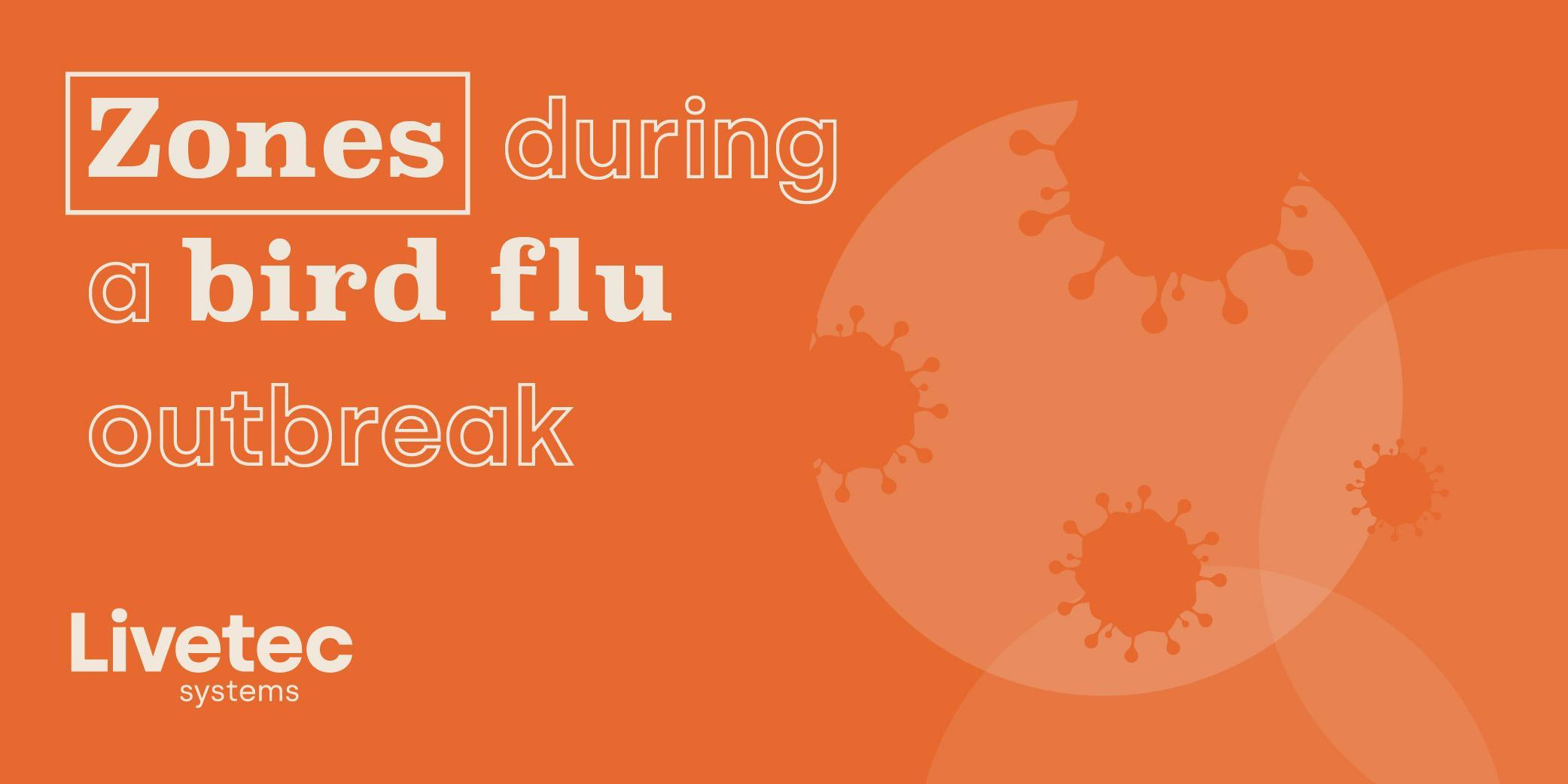 Zones during a bird flu outbreak blog graphic