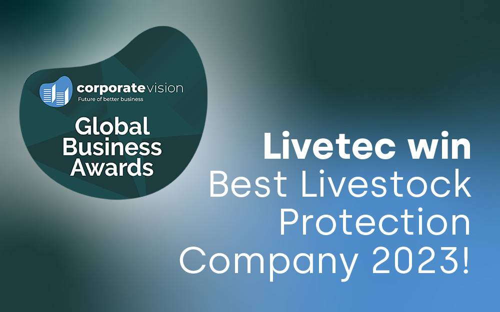 More recognition for Livetec as Best Livestock Protection Company 2023!