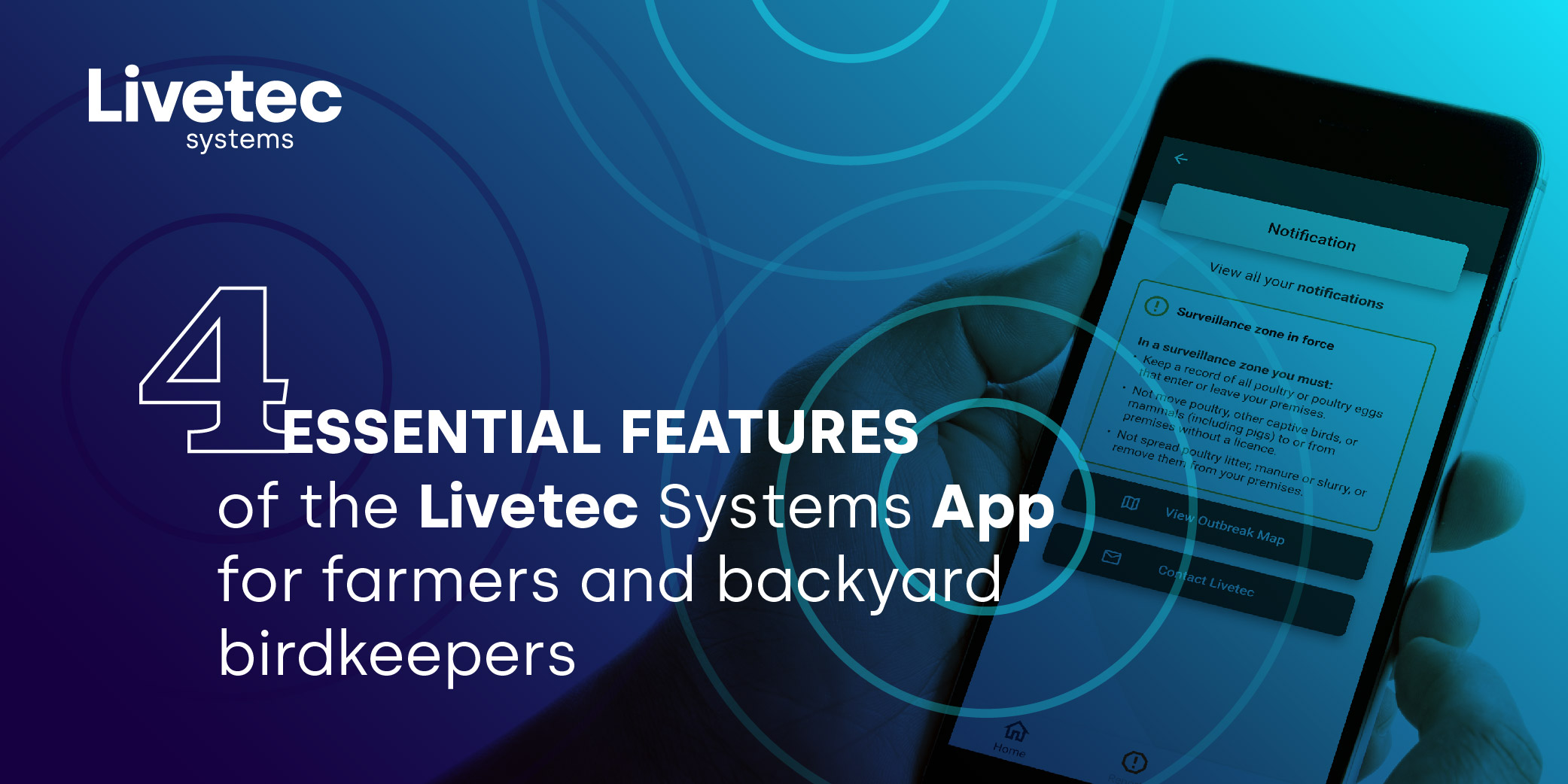 4 Essential features on the Livetec Systems app
