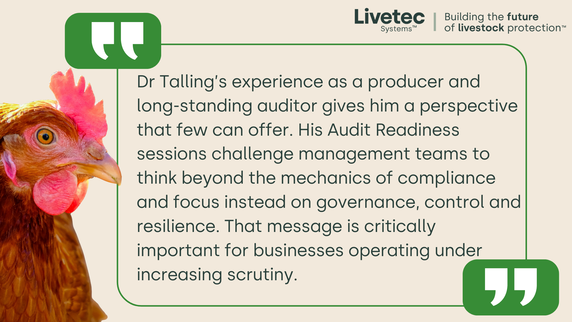 Strengthening Audit Readiness Across the Poultry Sector